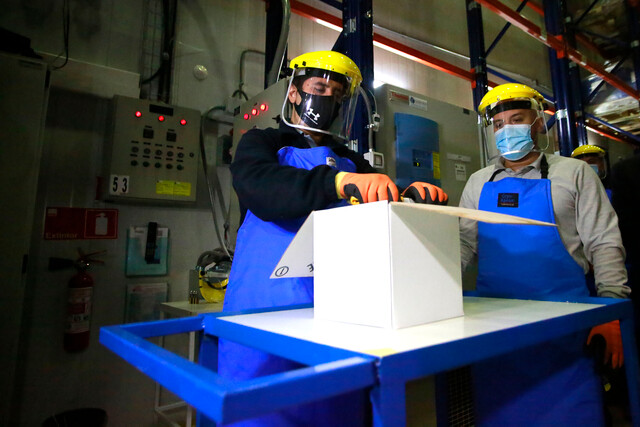 Nueva partida con 153 mil dosis de la vacuna de Pfizer llega a Chile