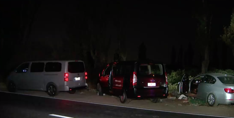 PDI enfrentó encerrona con cinco autos y 20 delincuentes armados en Pudahuel