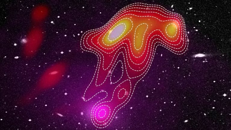 Investigadores indican que una “medusa cósmica” está enviando extrañas señales a la Tierra