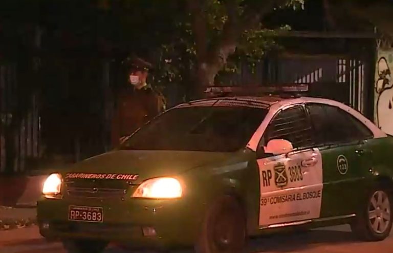 Carabineros repelió con disparos portonazo en El Bosque: Delincuentes encañonaron a niña de 11 años