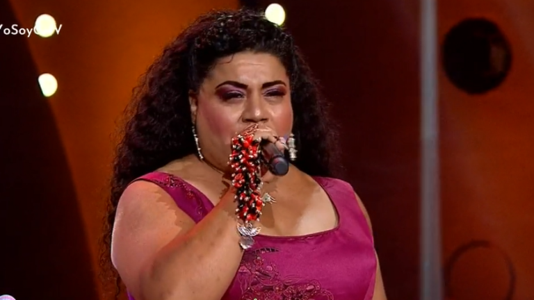 Eva Ayllón lo dio todo en el escenario con su interpretación de 