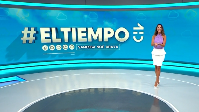 Vanessa Noé y el informe del tiempo para este martes 9 de marzo