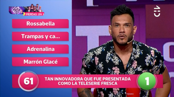 Grandes teleseries de los 90': Iván Cabrera se lució en el juego Uno de cuatro