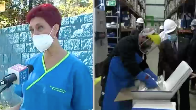 Doctora Herrera y donación de vacunas: 