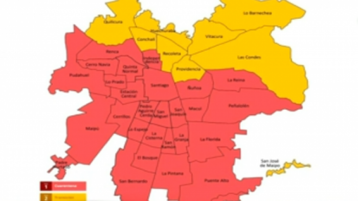 Estas son las comunas que retroceden a cuarentena desde este jueves 25 de marzo