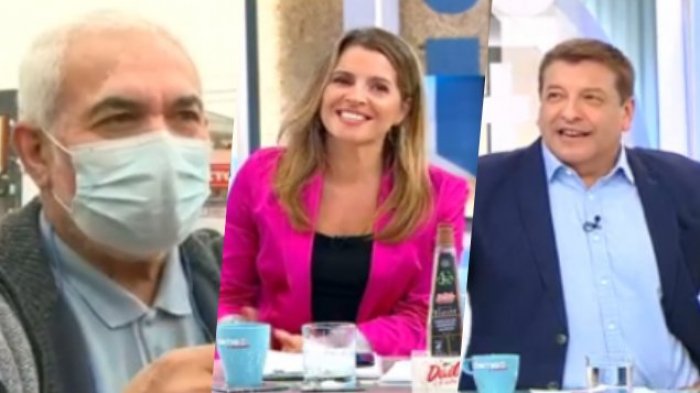 Transeúnte sorprendió a JC Rodríguez y Monserrat Álvarez con particulares consejos naturistas