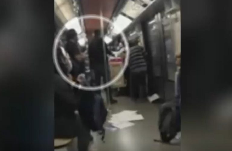 Pasajeros del Metro protagonizaron pelea porque uno transitaba sin mascarilla