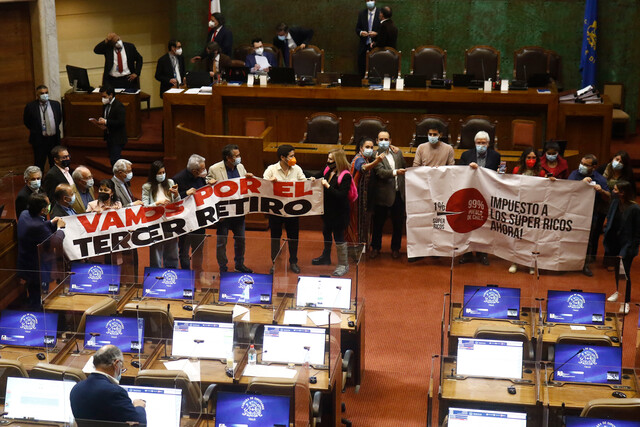 Cámara de Diputados aprobó proyecto de tercer retiro del 10% y lo despacha al Senado