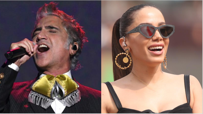 Alejandro Fernández y Anitta dieron positivo a COVID-19 horas antes de los Latin AMAs