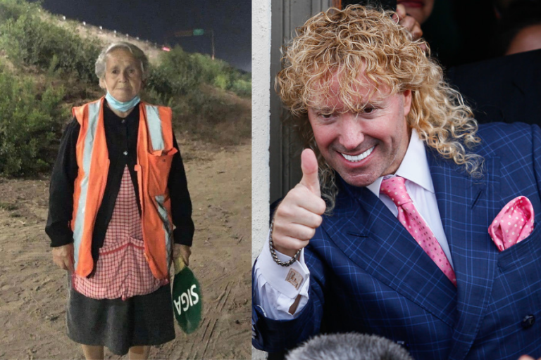 Farkas anunció aporte de $1 millón para jubilada de 82 años que dirige en tránsito para sobrevivir