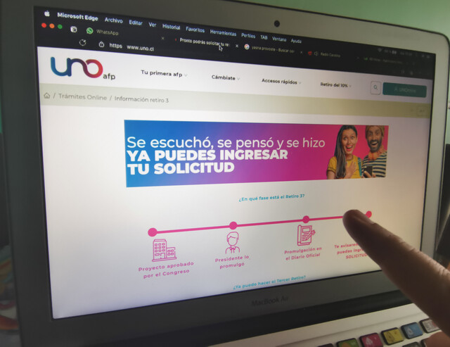 Tercer retiro: Instruyen que AFP UNO debe suspender recepción de solicitudes anticipadas