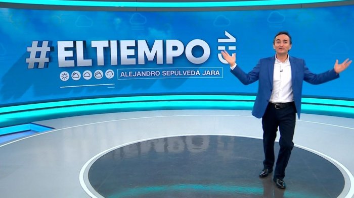Alejandro Sepúlveda y el informe del tiempo para este lunes 19 de abril