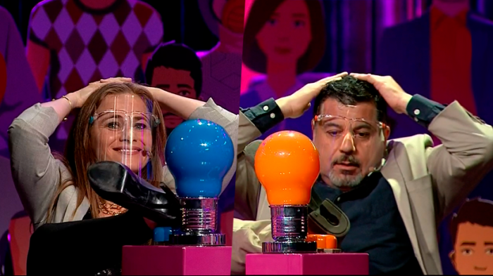 Amaya Forch y Beto Espinoza debieron cumplir un particular desafío en La Pista