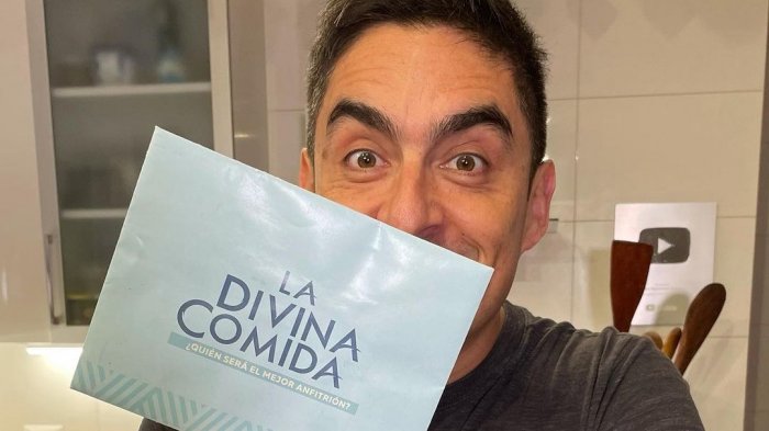 Álvaro Barrientos revolucionó redes sociales al mostrar a su esposa e hijos en La Divina Comida