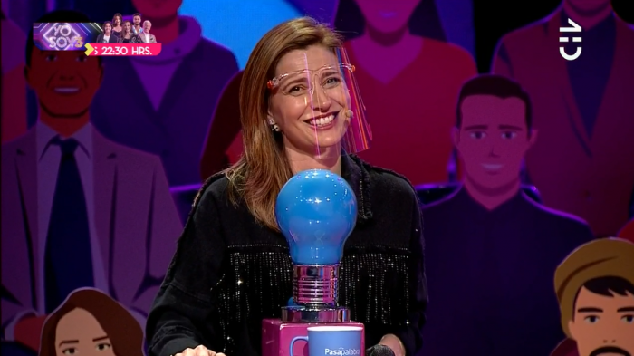 Una rápida respuesta: Magdalena Montes se lució en el juego de La Pista