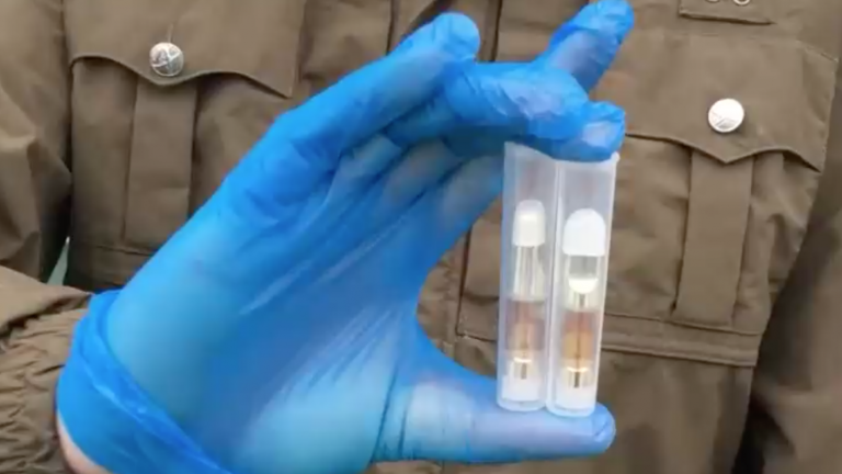 Incautaron 22 dosis de 