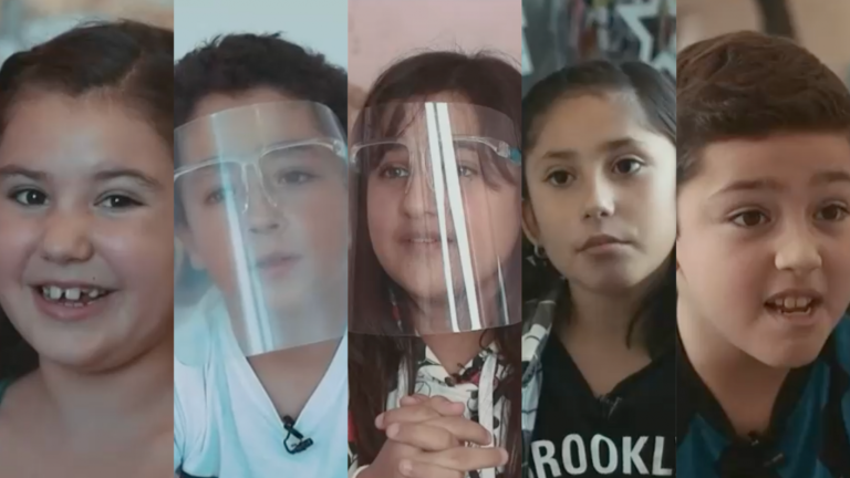 Niños envían un mensaje a jóvenes: 