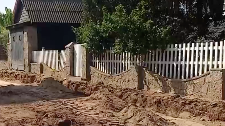 Denuncian daños en casa de Nicanor Parra por pavimentación con maquinaria pesada