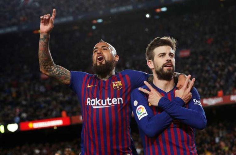 Piqué a Vidal tras celebrar su título con el Inter: 