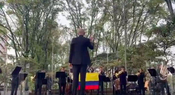 Colombia: Orquesta Filarmónica de Bogotá dio un concierto para solidarizar con manifestantes