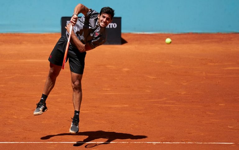 Esta vez no pudo: Garín cayó contra el 10 del mundo y quedó eliminado en el Masters de Madrid