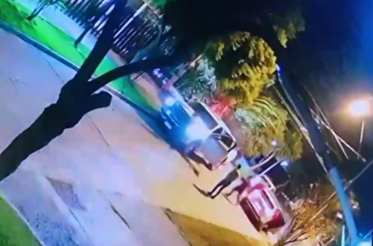 Violento portonazo en Ñuñoa: Delincuentes dispararon a patrulla municipal en medio de persecución