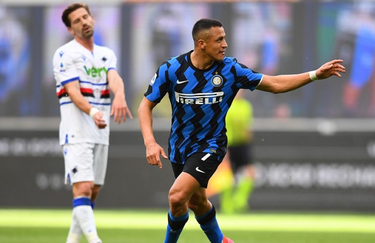 De maravilla: Alexis anotó un doblete en contundente victoria del Inter