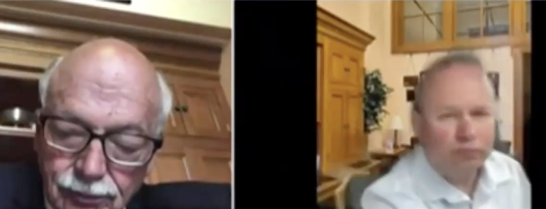 Usó fondo virtual: Senador estaba manejando en plena discusión de una ley contra conductores distraídos