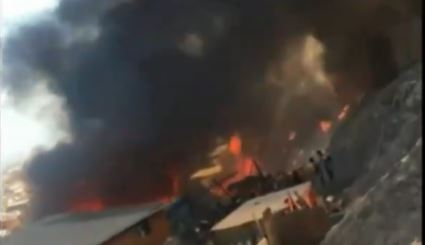 Una veintena de casas consumidas por incendio en campamento de Antofagasta