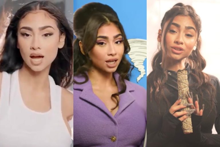 Un huracán se acerca en el video de 