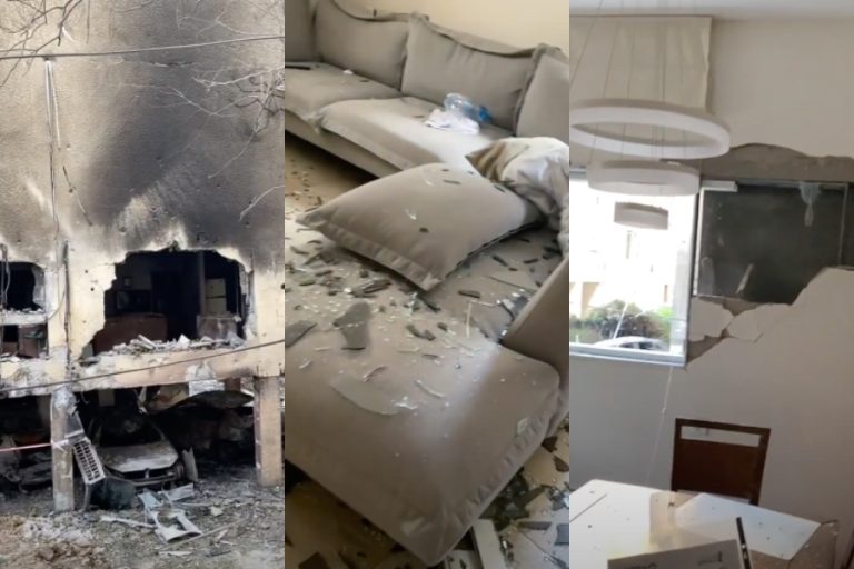 Futbolista brasileño en Israel mostró cómo quedó su casa luego que fuera afectada por un misil