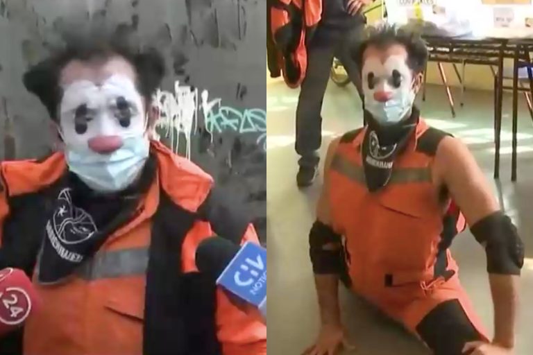 Mimo Tuga se abrió de piernas e hizo un particular punto de prensa al votar en Valparaíso