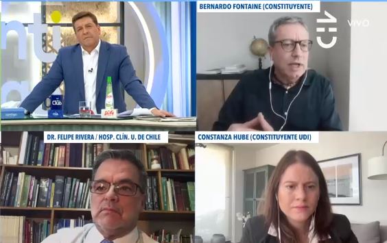 La polémica intervención de Bernardo Fontaine: 