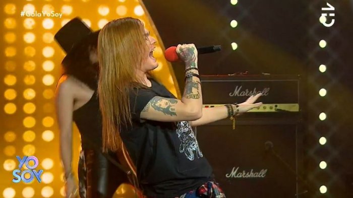 “Axl Rose en su máximo esplendor”: La eufórica y electrizante presentación del imitador del cantante
