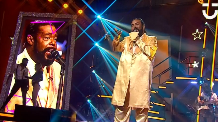 A pasos de la perfección: Barry White se apoderó del escenario de Yo Soy