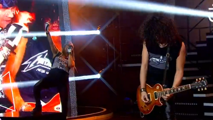 Un tema arriesgado: Así fue la presentación de Axl Rose y Slash en Yo Soy