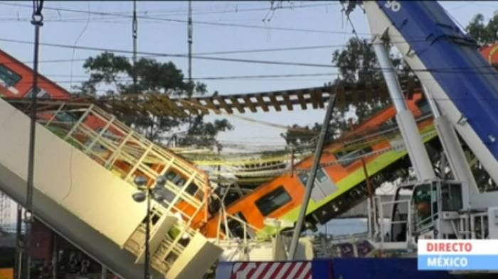 Impactante accidente: Derrumbe del metro en México dejó 23 muertos y al menos 70 heridos