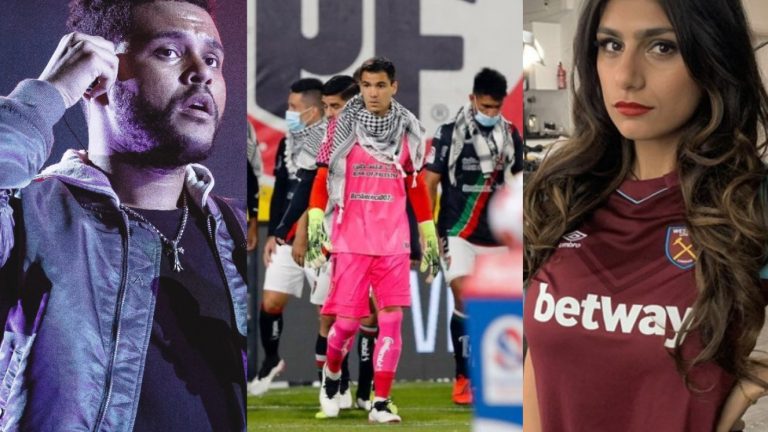 Difundido por The Weeknd y Mia Khalifa: El viralizado gesto de Palestino ante escalada de violencia en Gaza