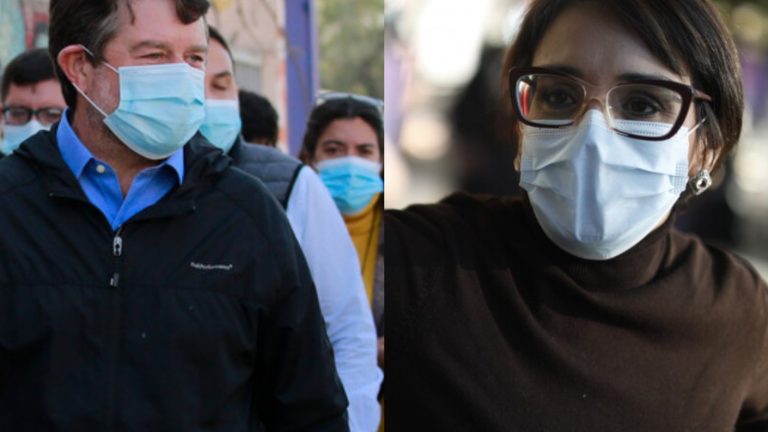 Oliva y Orrego comienzan propaganda a dos semanas de elegir al nuevo gobernador de la RM