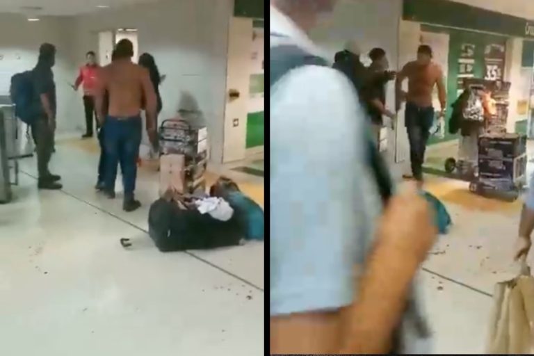 Hubo amenazas con un martillo: Guardias de la estación Sótero del Río denunciaron agresión de vendedores ambulantes