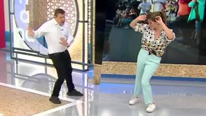 JC Rodríguez y Monserrat Álvarez bailaron al ritmo de “En una baldosa”: Estreno musical se convirtió en tendencia