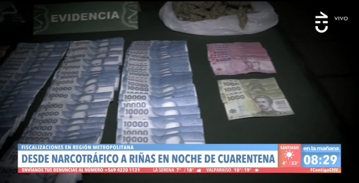 Intenso patrullaje: Desde narcotráfico a riñas en noches de cuarentena y toque de queda