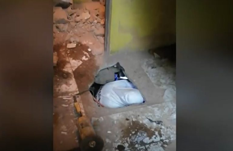 Hallan túnel con destino a joyería en Coronel: Delincuentes habían arrendado una casa vecina