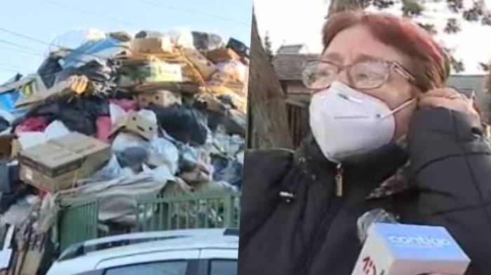 La frustración y enojo de vecina de Macul por grave caso de “Mal de Diógenes”: “El alcalde no hace nada”