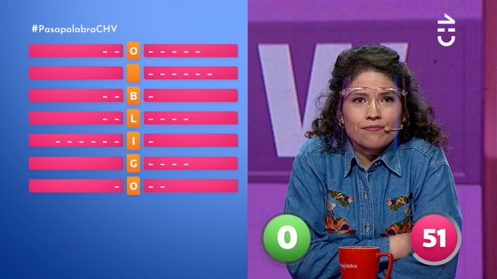 ¡Puntaje perfecto! Así fue el gran desempeño de Andrea Vergara en el juego Palabras cruzadas