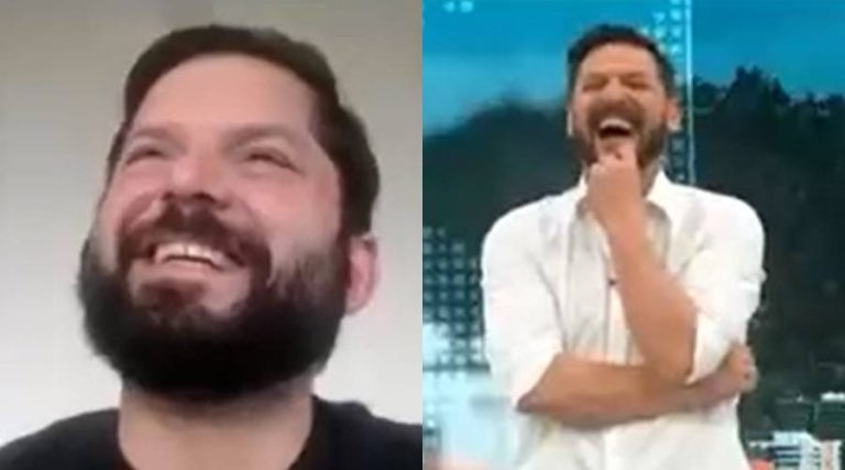 Boric desató la risa de Rafa Cavada con imitación del Pato Donald: Dijo que estaba escrito en su anuario