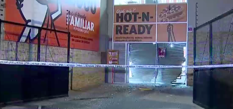 Mediante un alunizaje: Delincuentes robaron cerca de $12 millones en pizzería de Barrio Bellavista