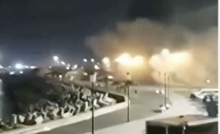 Morro de Arica sufre gran desprendimiento: Autoridades descartan heridos