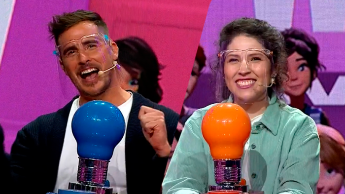 ¡Un oído de oro! Camilo Huerta y Andrea Vergara lograron un gran puntaje en la Pista musical