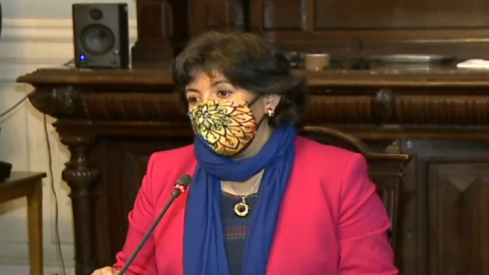 Yasna Provoste se reunió con familiares de presos de la revuelta social por proyecto de indulto